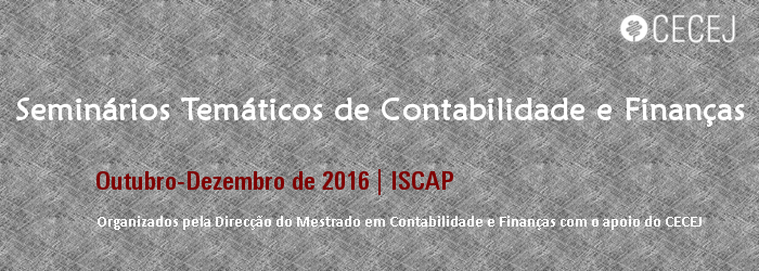 Seminários Temáticos de Contabilidade e Finanças