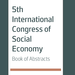 Capa do Livro de Resumos CIES 2022 – 5th International Congress of Social Economy, Book of Abstracts